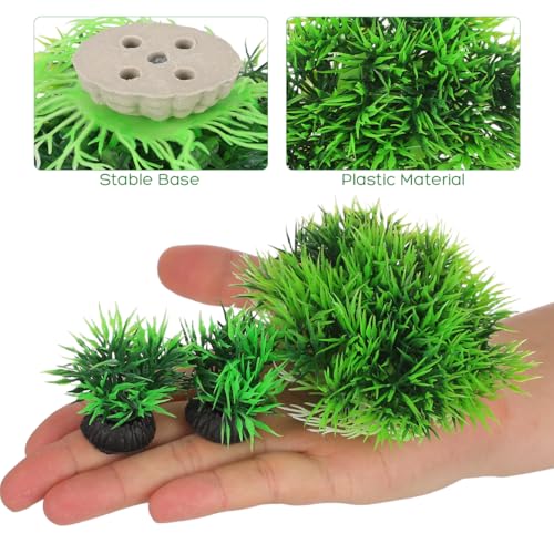 Beaupretty 1 Set Artificial Aquarium Plants Pink Cherry Blossom Tree Decor Fish Tank Tree Decorations Plastic Realistic-Plants Turtle Tank Plants Aquatic-Plants Grass Flowers