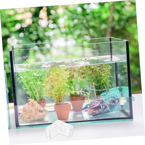 10pcs Transparent Aquarium Corner Guards Shaped Fish Tank Edge Protectors Easy Installation Durable for Enhanced Aesthetics and Safety