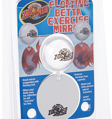 Zoo Med Floating Betta Exercise Mirror White 2 oz.