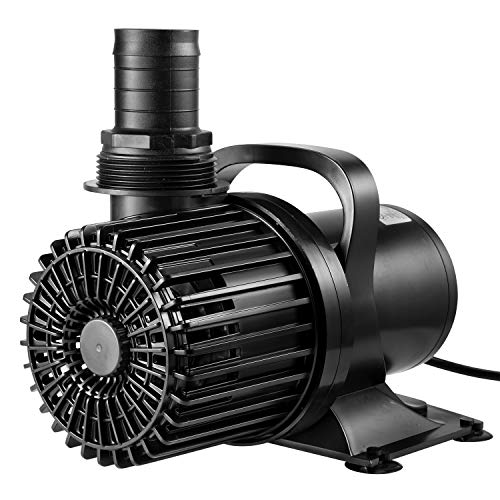 VIVOSUN 9000 GPH Submersible Water Pump 620W Pond Pump Ultra Quiet Aquarium Pump with 26.5FT. Lift Height for Pond Waterfall, Fish Tank, Statuary, or Hydroponics - size: 620W without Barrier Bag