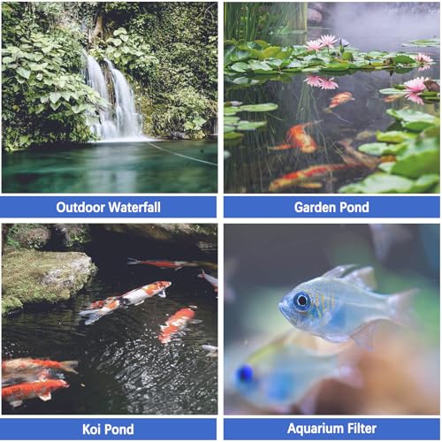 Classic Koi Pond Filter Pad, 18” x 36" Thick Aquarium Filter Floss Roll Reusable Cut to Fit Aquarium Media Pad for Outdoor Koi Ponds, Aquariums, Fish-Safe Polyester Material