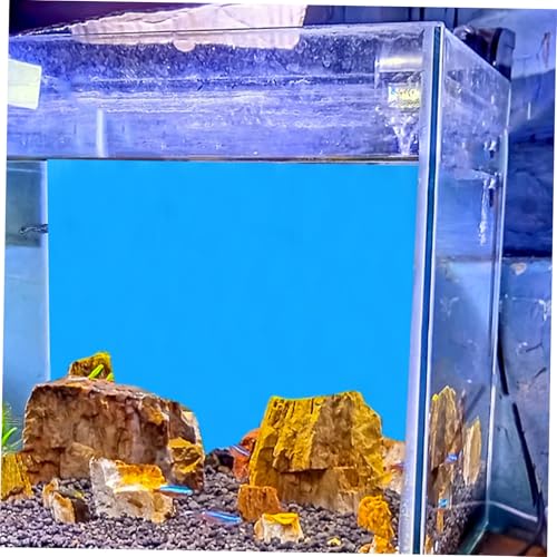Solid Fish Tank Background Sticker Double-Sided Aquarium Decal for Easy Application Smooth