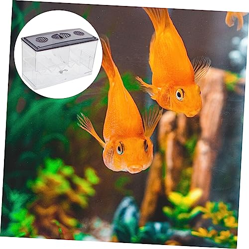 SUPVOX Aquarium Breeding Box Acrylic Isolate Case Multi-Function Incubation Accessory Easy Clean Store