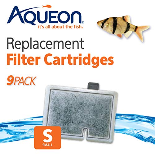 Aqueon Aquarium Fish Tank Replacement Filter Cartridges Small - 9 pack - size: 9 Pack