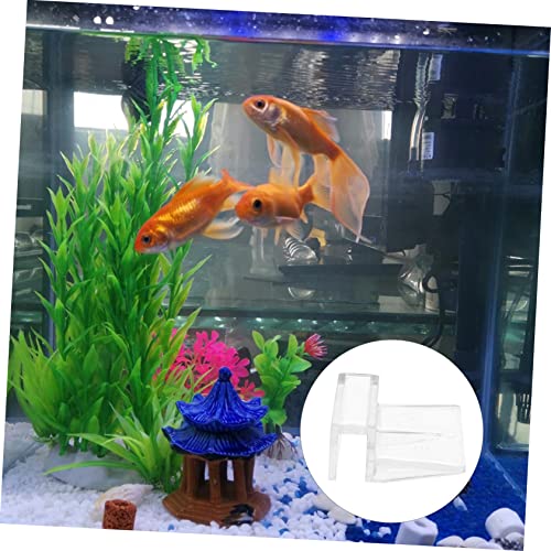 Happyyami Strong Support Holders for Aquariums 4pcs 8mm Plastic Clips Glass Cover