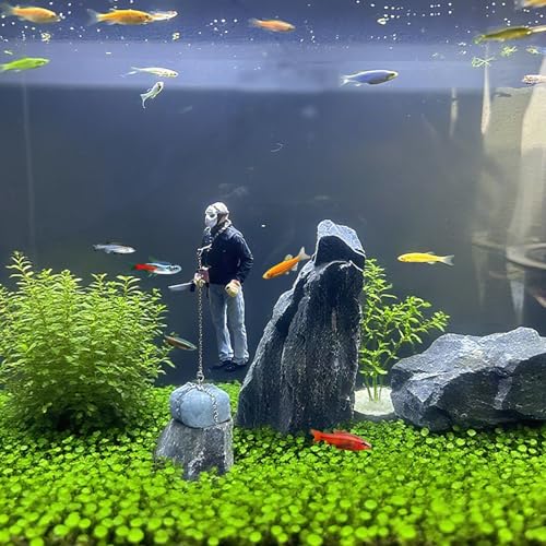 Floating Fish Tank Decoration,Floating Ornament Handmade Model Decoration for Fish Tank,Unique Design,Vivid Character,Perfect for Aquarium Landscape,Durable Material, Eye-catching Decor