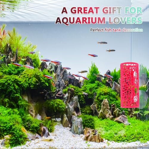 3 Pcs Betta Tunnel Hammock, Betta Fish Toys, Fish Tank Accessories with Suction Cups for Small Fishes and Shrimps, Aquarium Decor, Suit Hideout and Play Area (Black, Green, Rose Red)