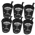 SUPVOX Hydroponic Planting Basket 6-Pack Plastic Slotted Net Cups for Aquatic Plants Fish Tank Hanging Planters Garden Balcony Decoration 3.93X3.54X2.55In