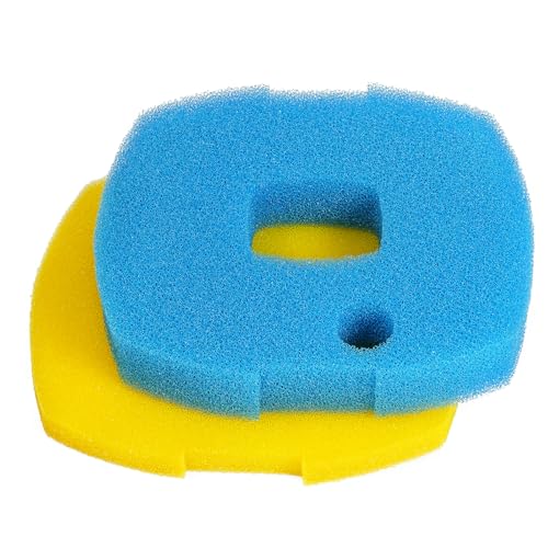 AQUANEAT Replacement Pond Filter Sponge Compatible with Anbull/VIVOHOME 950/1370GPH Pond Filter Pump Aquarium Filter pad for Fish Tank (2pcs) - size: 2pcs