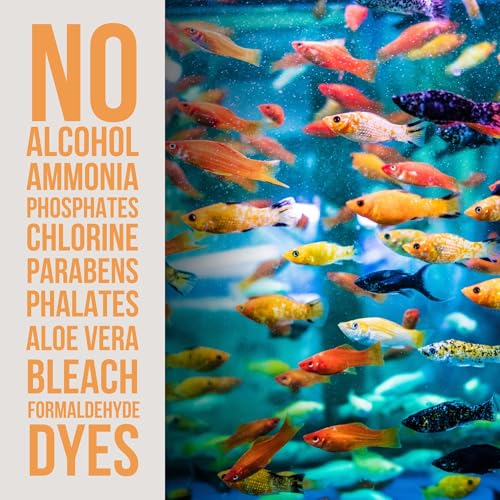 Aquarium Water Conditioner - All-in-1 Fish Tank Dechlorinator - Removes Ammonia, Nitrite, Chlorine & Chloramine, Detoxifies Heavy Metals - Freshwater & Saltwater - Treats 960 Gallons (16 fl oz) - size: 16 oz