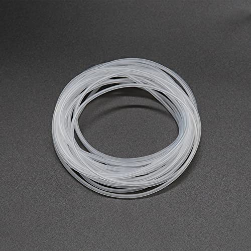Silicone Tubing, 1mm ID x 2mm OD, 16.4ft (5m) Length, Flexible Silicone Rubber Tube Water Air Hose Pipe for Pump Transfer Transparent - size: 1mm ID x 2mm OD