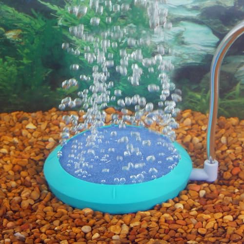 Penn-Plax Aquarium Bubble Disk Aerator - Air Pump Accessories – For Fish Tanks (Medium) - size: Medium