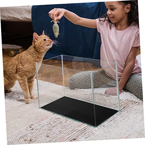 Milisten 5Pcs Insulated Fish Tank Cushion Pads Durable Absorption Mat for Aquarium Supply Black Reduces Stress Protects Integrity of Fish Tank