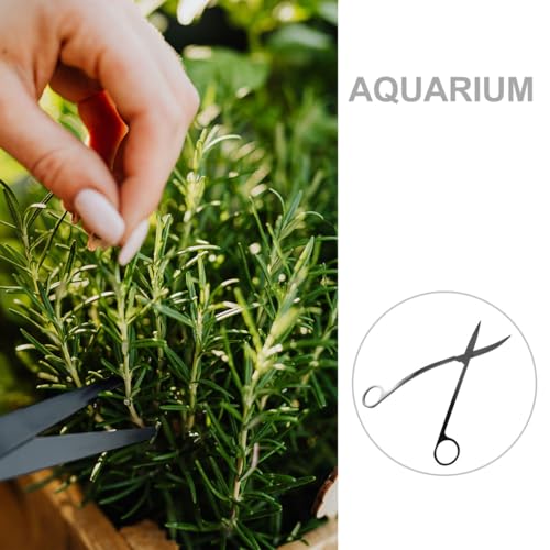 BESPORTBLE Aquarium Accessory Underwater Plant Trimmer Stainless Steel Water Plant Scissor for Fish Tank