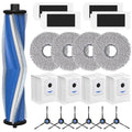 T30S Replacement Parts for ECOVACS DEEBOT T30S/T30S Pro Vacuum and Mop Accessories Kit, includes V-shaped brush, Mop pads, Hepa Filters, Dust Bags, and Side Brushs - style: T30S