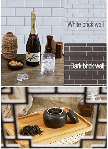 Large 24x24in Photo Backdrop Board: 3PCS 6Patterns Product Photography Backdrops for Food Jewelry, Background Table Top Small Shooting Kit (XL Size 24x24in) - color: Black White Brown