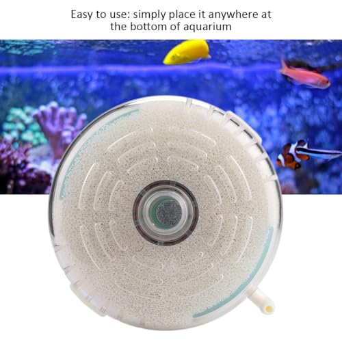 3.15 Inch Ultra Thin Aquarium Filter Sponge Bio Balls Air Stone Betta Shrimp Breeder Tank Water for Fish Tank(S) - style: S