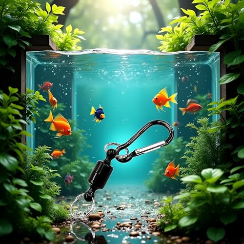 Black Fishing Strongest Magnetic Net Release Magnet Clip Holder Retractor, Quick Release Keychain with Super Strong Magnet, KeychainMagnet Carabiner Fly Fishing Magnetic Buckle Fishing Equipment