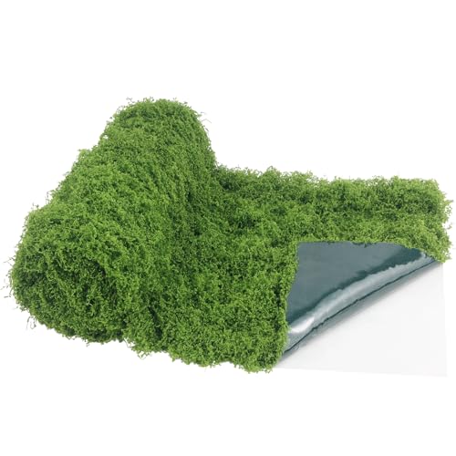 Fake Green Moss Roll Table Runner Faux Moss Adhesive Fairy Garden Grass 12" x 71" Artificial Moss for Indoor Plants Wall Crafts DIY Table Centerpieces Fairy Woodland Floral Wedding 30x180cm - size: 11.81 inches x 70.87 inches x 1.57 inches