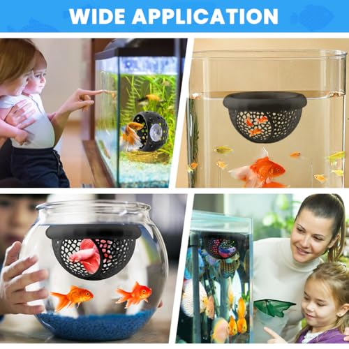 2PCS Floating Bettas Hide & Shrimp Cave 3D Printed Aquarium Hammock Floating Bettas Log Cave Bett a Hammock & Shrimp Shelter(Color:Black)