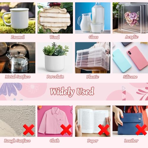 Peacoblue 18 Sheets Rub on Transfers for Crafts, Nurses' Day Text 3.6"x3.9" UV DTF Cup Wraps Waterproof Cold Transfers Stickers for Wood Glass Metal Cup Tumblers Mirrors Mugs Home Decor - style: Nurses' Day Text