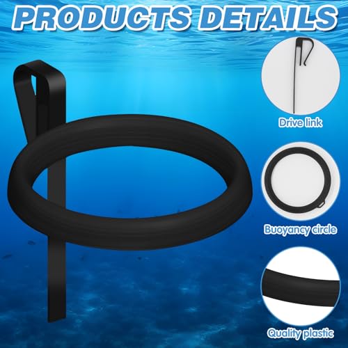 Clip On Fish Feeding Ring for Fish Tank, Non-Shedding Food Holder, Fits 3-15mm Glass, Keeps Floating FishFood in Place, Great for Betta and Rimless Tanks