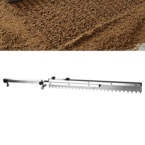 Tile Flat Ash Tool, Adjustable Tile Leveling Tool, 23-31 Inch Flat Sand Tool Floor Tiles Leveling Auxiliary Tools for Floor Sanding, 0-40mm Thickness Adjustment
