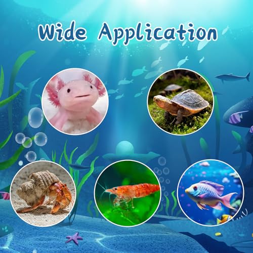 Axolotl Tank Accessories, Aquarium Decor Set with 1 Resin Simulation Rock Cave Hideout and 2 Plastic Artificial Plants, Fish Tank Decorations, Axolotl Tank Decor