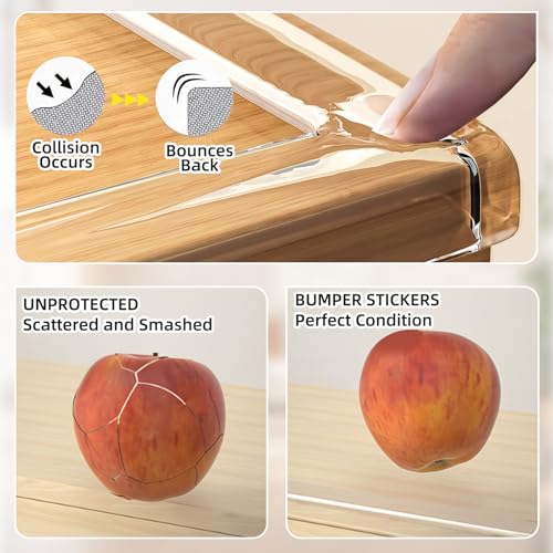 Clear Edge Protector & Corner Guards, 2in（W x 6.6FT(L),Baby Proof Corner Protectors for Furniture Table Bumper for Baby Safety, Sharp Edge Protector for Drawers, Tables, Cabinets - size: 2inX6.6FT