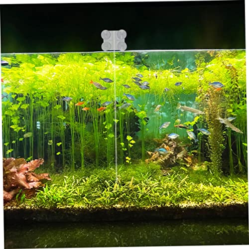 2Pcs Aquarium Divider Clips with Suction Cups Secure Fish Tank Isolation Clamps for Breeding and Separation Durable Tank Dividers for Fish and