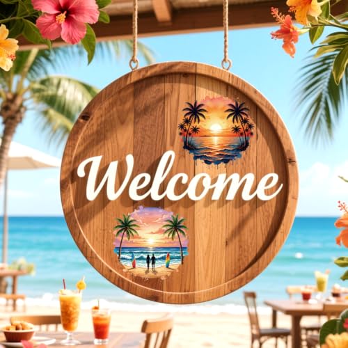 Peacoblue 18 Sheets Rub on Transfers for Crafts, Seaside Summer Scenery 3.6"x3.9" UV DTF Cup Wraps Waterproof Cold Transfers Stickers for Wood Glass Metal Cup Tumblers Mirrors Mugs Home Decor - style: Seaside Summer Scenery
