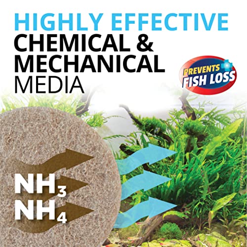 Fluval FX4/FX6 Ammonia Remover Pad, Replacement Aquarium Filter Media, 3-Pack