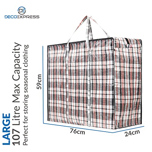 2 Pack Heavy Duty Moving Bags with Strong Zipper & Carrying Handles, 107L/ 28 gal Large Durable Clothes Storage Totes, 88 lbs Packing Moving Boxes, Closet Organizers and Storage (29.9x23.2x29.4 IN) - size: Pack of 2