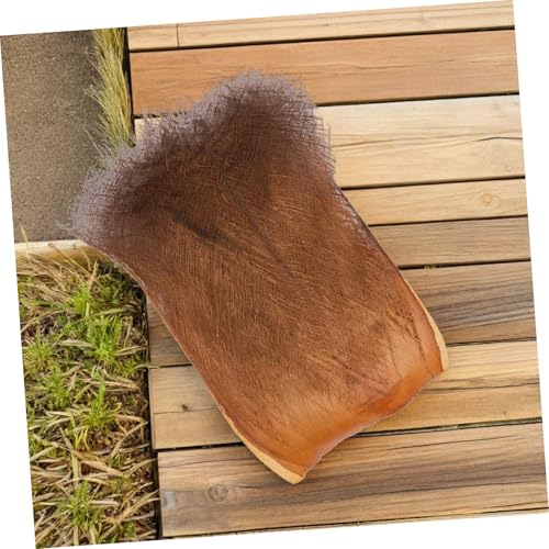 SOLUSTRE 5 Sheets Artificial Palm Tree Bark for Garden Pots and Aquarium Fish Fry Hatching Natural Look Decorative Plant Basking Platform Versatile Tank Background and Landscaping Bark Wide