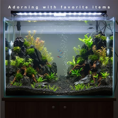 Crystal Chips Stone-Aquarium Rocks Decor,Fish Gravel,Tumbled Stone Chips for Aquascape Vase Filler,DIY Crafts,Indoor Plants - color: Black