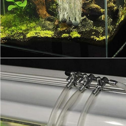 Aquarium Fish Tank 5mm Tube 6 Way Outlet Aquarium Air Flow Valve Distributor Splitter