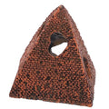 STOBOK Aquarium Decor Castle Fish Tank Decoration Stands Egyptian Pyramid Rockery Hiding Cave Tree House Hideout Hut for Reptile Shrimp Terrarium 11. 2x11x12. 5cm