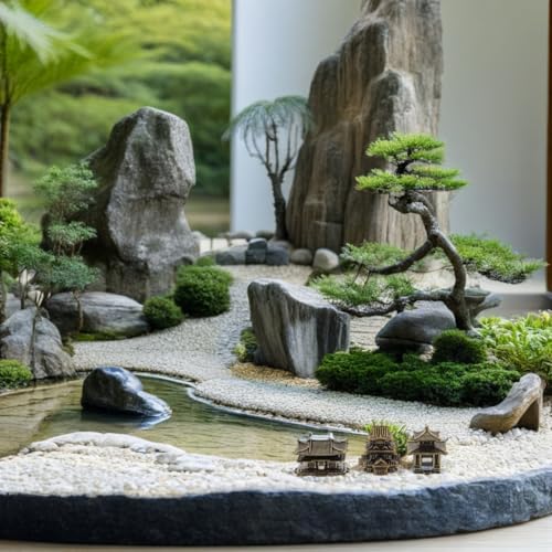 iplusmile 3Pcs Tiny Brass Pagoda Model Zen Garden Decor Miniature Asian Ornament for Aquarium Terrarium Indoor Outdoor Decoration