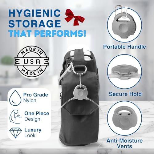 Oxygen Nasal Cannula Protective Cover Accessory, HSA FSA Eligible, Hose Holder for Portable Concentrator Machine Tubing, Tank, or CPAP, Keeps Tube Nose Piece Off Floor, (One Pack) - size: One Pack