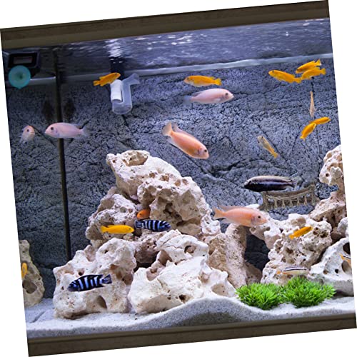 2pcs Aquarium Artificial Bridge Decor Realistic Fish Tank Ornament Small Tank Decor
