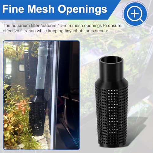 Magluv Aquarium Intake Guard Fit for Fluval 106/107/206/207 Intake Filter, Fish Tank Filter Cover Replacement for Aquameta Aquarium Filter Intake Guard Protects Aquatic Life