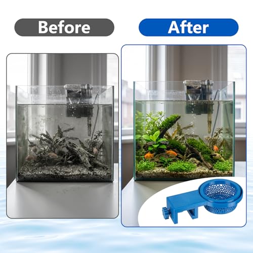 Aquarium Baffle Water Change Diffuser, Extra Large Spill-Proof Tool for Rimless & Rimmed Fish Tanks, Safely Protects Decorations, Substrate and Plants During Water Changes(Extra Large Size)