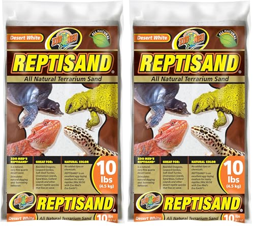 Zoo Med ReptiSand®, Desert White, 10 Pounds (Pack of 2) - size: 10 lb (Pack of 2)