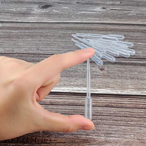 moveland 0.2ml Plastic Mini Transfer Pipettes for Liquid Mixture, 350PCS Disposable Dropper - size: 0.2 ml