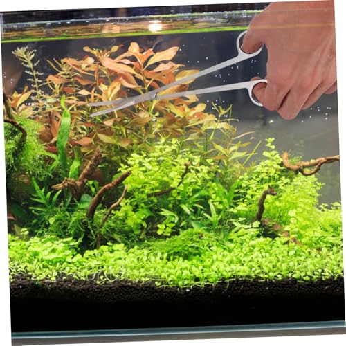 DECHOUS 1set Aquascaping Tools for Aquarium Maintenance Includes Tweezers Scissors and Spatula for Water Plants and Easy Tank Cleaning