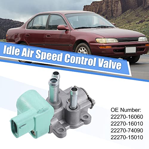 X AUTOHAUX Car Idle Air Control Valve 22270-16060 22270-16010 Replacement for Toyota Corolla 1993-1997