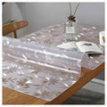 1.5mm Thick Fish Tank Side Table Mat Decorativa y Protectora 16"x38" Floral Clear Frosted Acuático Fish Tank End Table Stand