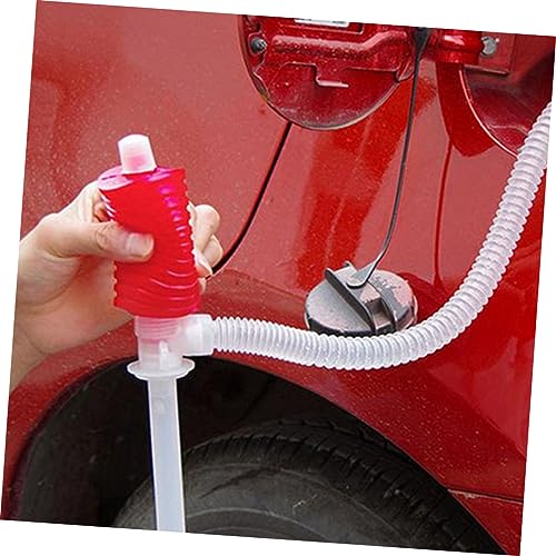 Luxshiny 4Pcs Portable Oil Liquid Siphon Pump Manual Fuel Transfer Pump for Changing and Water Siphoning Durable Material Leak Resistant Design for Safe Use