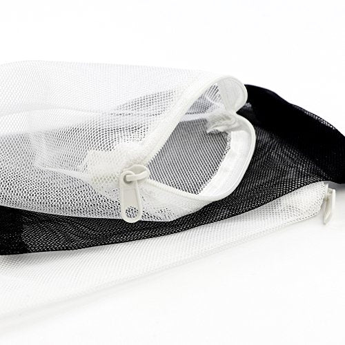 DEPEPE 10pcs 7.8 x 5.9 Inch Aquarium Filter Media Bags with Zipper for Activated Carbon, Biospheres, Ceramic Rings