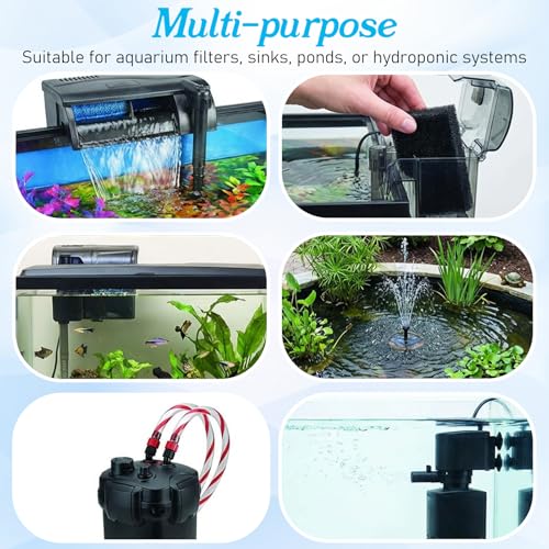 4 Pack Filter Sponge, Aquarium Sponge Aquarium Bio Sponges Filter for Fish Tank Filters Sumps Ponds Hydroponics 5.12" x 4.72" x 0.78"